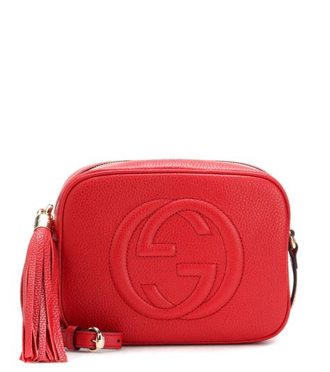 gucci soho boston bag red|gucci disco bag red.